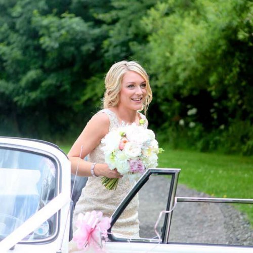 Floral Lounge Beautiful bride