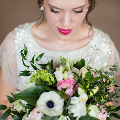 Floral Lounge Rise Hall Bride