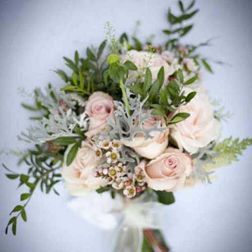 Floral Lounge Rustic bouquet wax flower