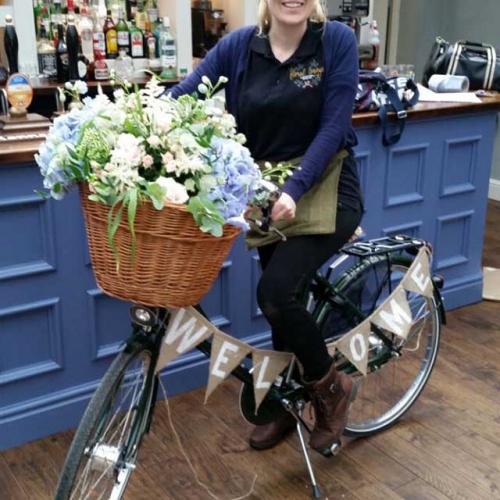 Floral Lounge Flower Bike
