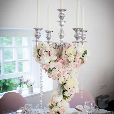 Floral Lounge Harewood house candelabra