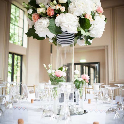 Floral Lounge Hydrangea and coral Rise Hall