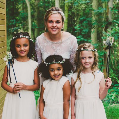 Bride & Flowergirls
