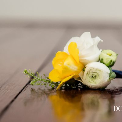 Freesia Buttonhole