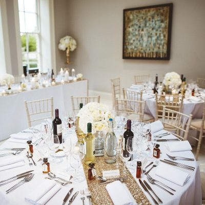 Table decor Saltmarshe Hall