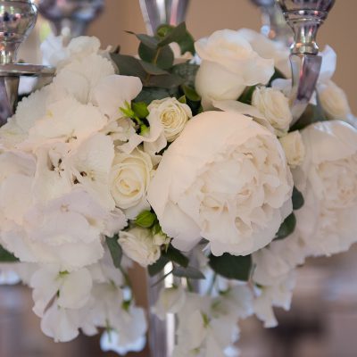 White candelabra